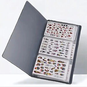 Nail art stickers collection book